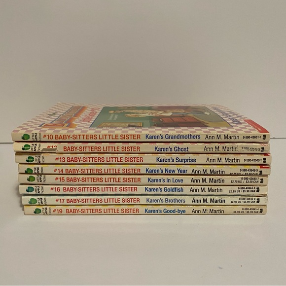 Baby Sitters Little Sister Book Lot 10 12 13 14 15 16 Babysitters Club VTG - Picture 5 of 7